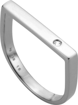 Esprit ESRG003311 Core ring - Minimalistisch - Zirkonia - Zilver