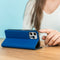 iMoshion Hoesje Geschikt voor Xiaomi 11 Lite 5G NE / Mi 11 Lite (5G) / Mi 11 Lite (4G) Hoesje Met Pasjeshouder - iMoshion Slim Folio Bookcase - Donkerblauw