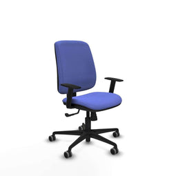 Piqueras y Crespo B1D036G - Bureaustoel - Verstelbare hoogte met armleuning - Licht Blauw