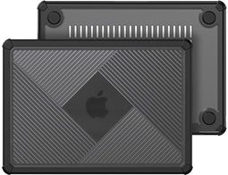 Dux Ducis Geschikt voor MacBook Air 15 inch (2023-2025) Armor Pattern cover hoes - case - Zwart