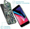 iMoshion Hoesje Geschikt voor iPhone SE (2022) / SE (2020) / 8 / 7 Hoesje Siliconen - iMoshion Design hoesje - Groen / Meerkleurig / Leopard Jungle