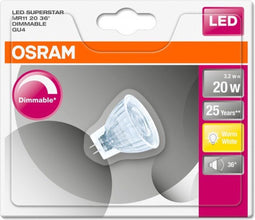OSRAM 4058075264038 - LED-lamp - GU4 Reflector 4 W - Warmwit (Ø 35 mm x l 38 mm)