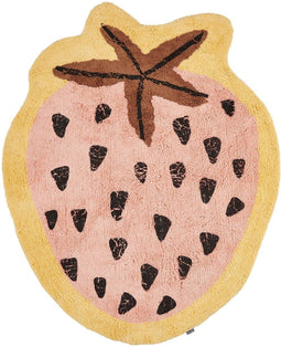 In The Mood Collection - Vloerkleed - Aardbei - 120 x 95 cm - Roze