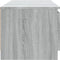 vidaXL - Tv-meubel - met - LED-verlichting - 140x40x35,5 - cm - grijs - sonoma - eiken