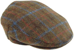 Pet County Bruin met Blauwe Ruit - Harris Tweed - Glen Appin of Scotland M (57-58 cm)