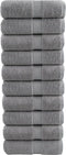 vidaXL - Gastendoekjes - SOLUND - 10 - st - 600 - g/m² - 30x30 - cm - grijs