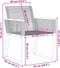 vidaXL - Tuinstoelen - 2 - st - poly - rattan - zwart