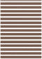 vidaXL - Zebra - rolgordijn - 160x230 - cm - stofbreedte - 155,9cm - polyester - bruin
