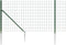 vidaXL - Draadgaashek - met - grondankers - 0,8x10 - m - groen