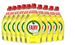 Fairy Platinum Original Lemon Afwasmiddel - 320 ml - krachtige vetverwijdering - frisse citroengeur