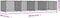 vidaXL - Hondenhok - met - deuren - 8x2x1,5 - m - gegalvaniseerd - staal - grijs