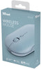 Trust Puck - Draadloze muis - Oplaadbaar - Stille knoppen - Blauw