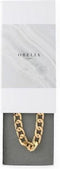 Orelia - Ketting gourmette schakel breed 1cm - 40,5cm met giftbox