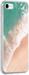 Hoesje Geschikt voor iPhone SE (2022) / SE (2020) / 8 / 7 Hoesje Siliconen - Design Backcover siliconen - Meerkleurig / Beach