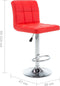 vidaXL - Barstoelen - 2 - st - kunstleer - rood