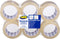HPX Verpakkingstape - 6 rollen - 50mm x 66m - transparant (6 stuks)