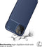 iMoshion Hoesje Geschikt voor iPhone 13 Mini Hoesje Siliconen - iMoshion Carbon Softcase Backcover - Blauw