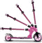 Six Degrees 2-wiel Kinderstep Opvouwbaar Voetrem Roze/zwart