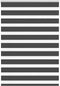 vidaXL - Zebra - rolgordijn - 110x150 - cm - stofbreedte - 105,9 - cm - zwart