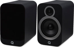 Q Acoustics 3030i - Boekenplank Luidspreker - 165 mm mid/bass driver - Mat Zwart (per paar)