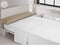 Kussensloop Happy Home LISOS COTTON Grond Bed van 180/200 144 Draden 45 x 100 cm