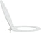 vidaXL - Snelle - Bevestiging - Toiletzitting - met - Soft - Close - Duroplast - Wit