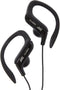 JVC HA-EB75-B - Sporthoofdtelefoon - Waterbestendig met oorclip - Zwart