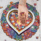 UNIDRAGON Houten Puzzel Voor Volwassenen Mandala - Bewuste Liefde - 350 stukjes - King Size 33 cm