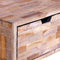 vidaXL - Salontafel - met - 4 - lades - gerecycled - teakhout