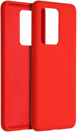 Accezz Liquid Silicone Backcover - Samsung Galaxy S20 Ultra - Schokabsorberend - Rood