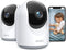 GNCC P1 - Wifi Babyfoon met Camera - 1080P - Bidirectionele Audio - Nachtzicht - Bewegingsdetectie - (2 stuks)
