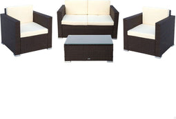 Tuinmeubilair Aktive Zwart Crème