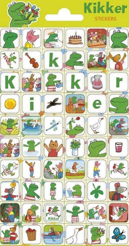 Stickervel Kikker en Vriendjes