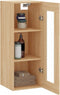 vidaXL - Wandkast - 34,5x34x90 - cm - sonoma - eikenkleurig