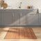 vidaXL - Vloerkleed - vierkant - 100x100 - cm - bamboe - naturel