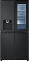 LG GMG861EPAE - Amerikaanse koelkast - Total No Frost InstaView - Essence Mat Zwart