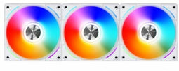 Lian Li UNI FAN AL120 RGB - Ventilator 120mm - 3x Fluid Bearing - Wit (3-pack)