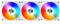 Lian Li UNI FAN AL120 RGB - Ventilator 120mm - 3x Fluid Bearing - Wit (3-pack)