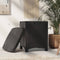 vidaXL - Tuinbox - 39x39x46 - cm - PP - rattan - grafietkleurig