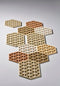 Zone Denmark Triangles Onderzetter 16 x 14 x 0,9 cm Khaki