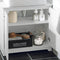 SoBuy BZR108-W - Wastafelkast - Uitsparing voor sifon - Wit - 60x60x30 cm