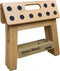PUHLMANN - inklapbare kruk, JAMES, hout, 23 cm hoog, max 150 kilo