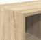 vidaXL - Schoenenrek - stapelbaar - 89,5x30x40 - cm - sonoma - eikenkleurig
