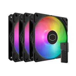 Cooler Master SickleFlow Edge 120 ARGB - 120mm ventilatoren - 3-pack zwart (3 stuks)