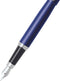 Sheaffer vulpen - VFM - zwart en neon blauw met chroom - penpunt M - schrijfkleur zwart - SF-E0940153