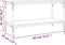 vidaXL - Tv-meubel - 80x33x41 - cm - bewerkt - hout - en - staal - bruin - eikenkleur