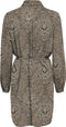 ONLY ONLNOVA LUX L/S SHIRT DRESS AOP WVN - Blousejurk met knoopsluiting - Maat L