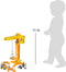 Small Foot - Houten Kraan Bouwplaats met Accessoires, 14dlg.