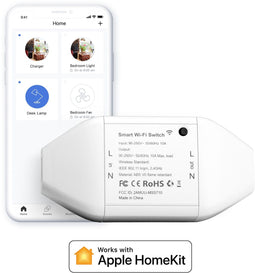 Meross MSS710 - Slimme Wi-Fi-schakelaar - Compatibel met Apple HomeKit en Google Assistant