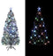 vidaXL - Kerstboom - met - LED - en - standaard - 180 - cm - glasvezel